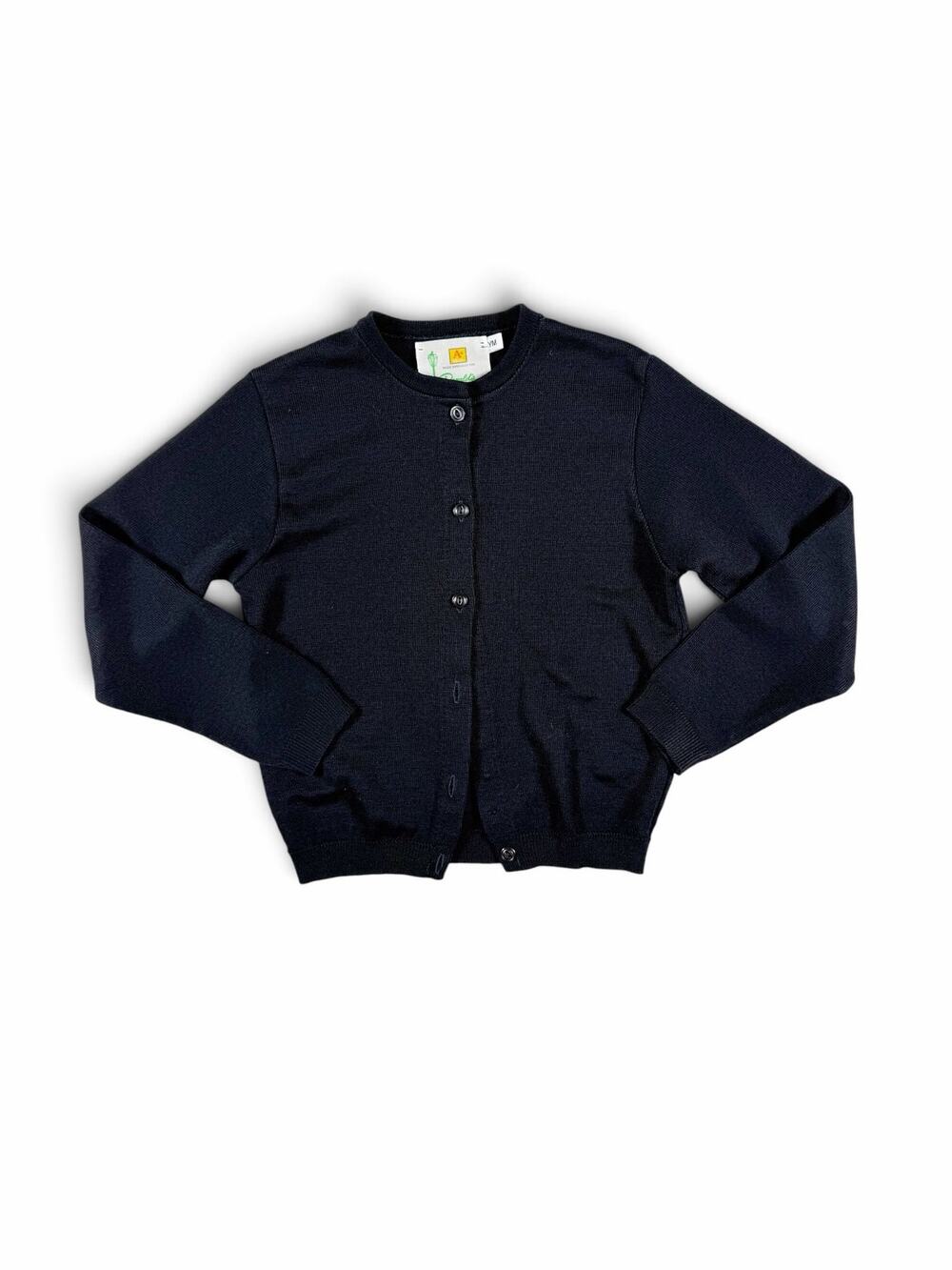Donald’s A+ Girls Navy Button Front Knit Cardigan Sweater Youth Medium 10-12
